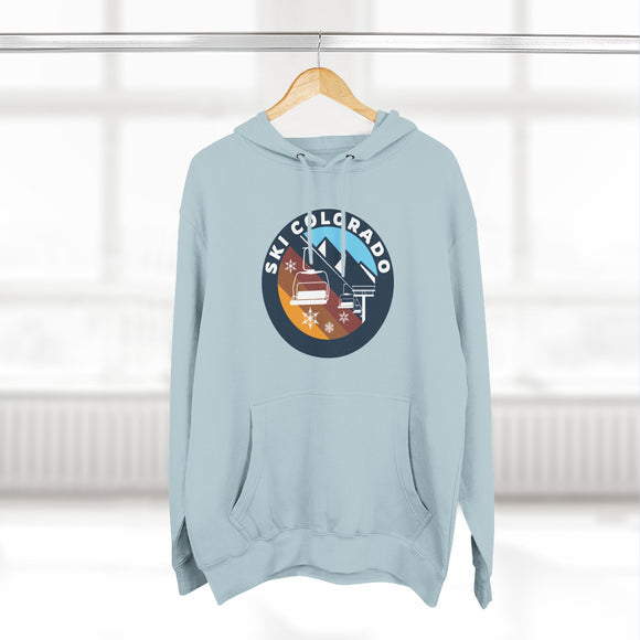 Premium Colorado Ski Lift Hoodie