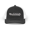 Massachusetts Snapback Trucker Cap - Embroidered Massachusetts Hat