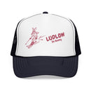Ludlow, Vermont Ski Bunny Foam Trucker Hat-7