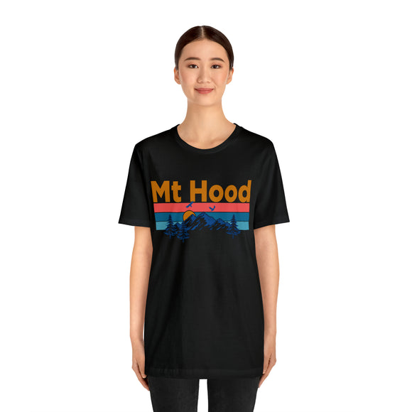 Mt Hood, Oregon Shirt - Mountain Sunset Unisex Mt Hood T-Shirt