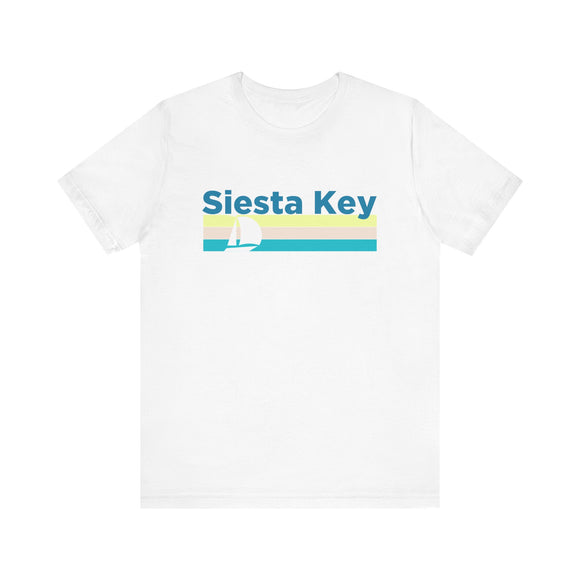 Siesta Key, Florida T Shirt - Sailboat Graphic Tee