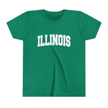 Illinois Youth Graphic Tee - Kids T Shirt - 0
