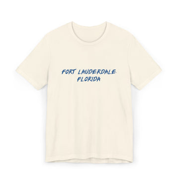Fort Lauderdale T-Shirt | 100% Cotton Retro Florida Tee - 0