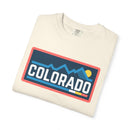 Colorado Graphic Tee, Comfort Colors Retro Mountain Unisex T shirt-10