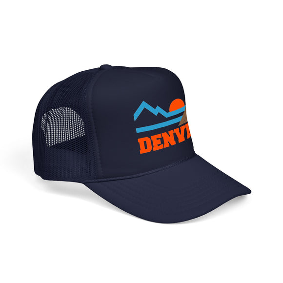 Denver, Colorado Trucker Hat - Denver Mountain Cap