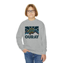 Ouray, Colorado Youth Sweatshirt - Unisex Kid's Ouray Crewneck Sweatshirt-7