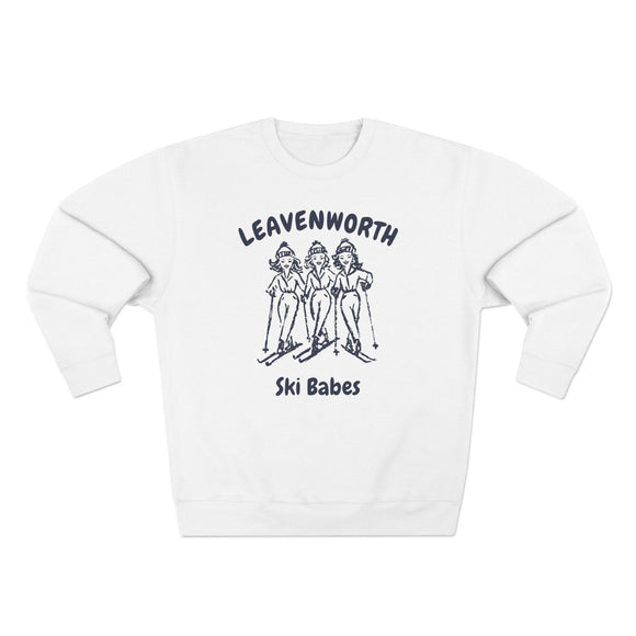 Premium Leavenworth, Washington Ski Babes Sweatshirt