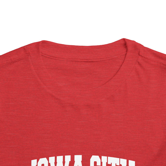Iowa City, Iowa Toddler Graphic Tee - Kids Iowa City Vacation Shirt
