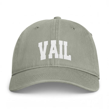 Buy sandstone Vail, Colorado Washed Baseball Cap - Vintage Coastal Comfort Colors