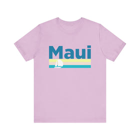 Buy lilac Maui, Hawaii T Shirt - Sailboat Graphic Tee