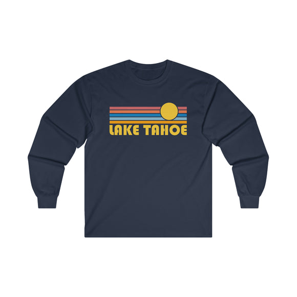 Lake Tahoe, California Long Sleeve Shirt - Retro Unisex Shirt