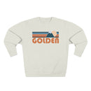 Premium Golden, Colorado Retro Mountain Graphic Sweatshirt-1