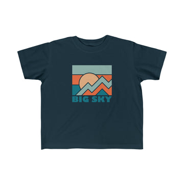 Big Sky, Montana Toddler T-Shirt - Toddler Big Sky Shirt - 0