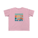 Big Sky, Montana Toddler T-Shirt - Toddler Big Sky Shirt-3