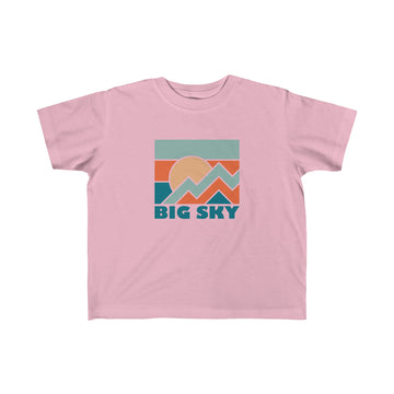 Buy pink Big Sky, Montana Toddler T-Shirt - Toddler Big Sky Shirt