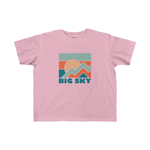 Big Sky, Montana Toddler T-Shirt - Toddler Big Sky Shirt