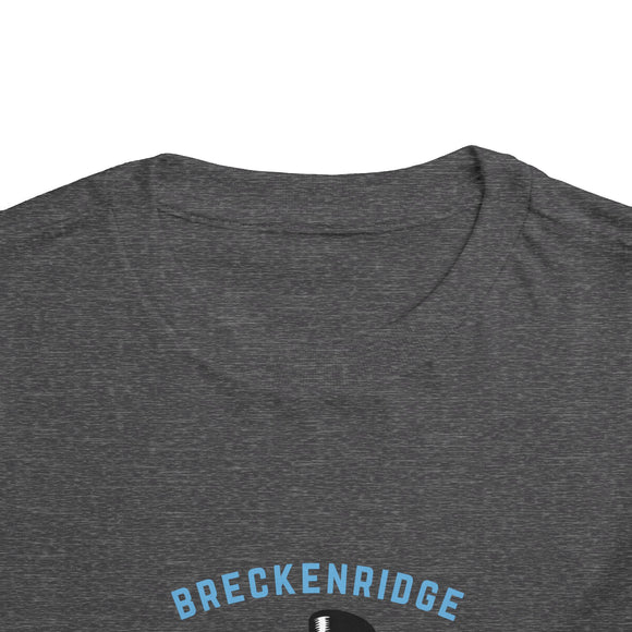 Breckenridge, Colorado Toddler Skiing Snowman Graphic Tee - Kids Breckenridge T-Shirt