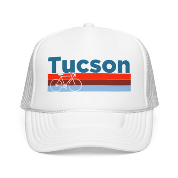 Buy white Tucson, Arizona Trucker Hat - Foam Tucson Bike Cap