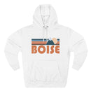 Boise, Idaho Hoodie - Retro Mountain Unisex Sweatshirt-2