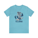 Telluride, Colorado T-Shirt - Skeleton Skier Unisex Telluride Shirt-1