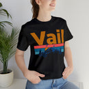Vail, Colorado Shirt - Mountain Sunset Unisex Vail T-Shirt-40