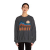 Banff, Canada Sweatshirt Retro Mountains, Banff Unisex Graphic Crewneck