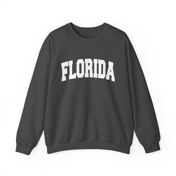 Buy dark-heather Florida Sweatshirt - Unisex Graphic Crewneck