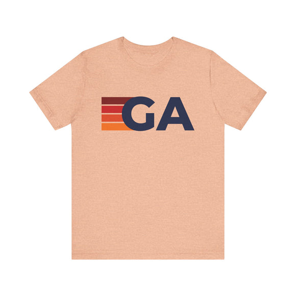 Georgia Retro Stripes T-Shirt | Georgia Tee