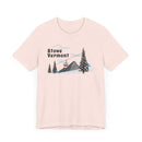 Stowe, Vermont T-Shirt - Retro Ski Mountain Gondola Unisex Stowe Shirt-9