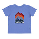 Oregon Toddler T-Shirt - Retro Palm Tree Unisex Toddler Oregon Shirt-3