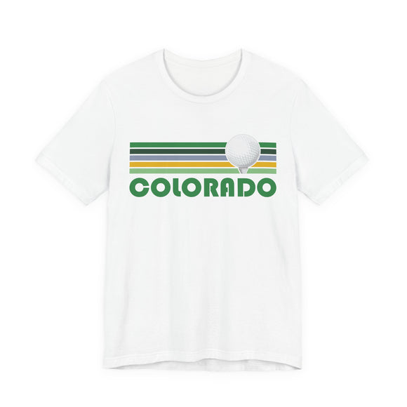 Golf Colorado T-Shirt - Retro Golf Unisex Colorado Shirt