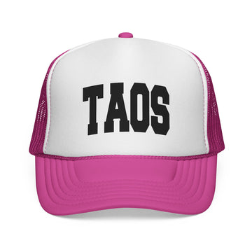 Buy pink Taos, New Mexico Collegiate Style Trucker Hat