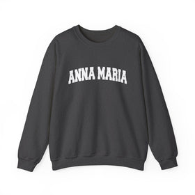 Buy dark-heather Anna Maria Island, Florida Sweatshirt - Unisex Graphic Crewneck