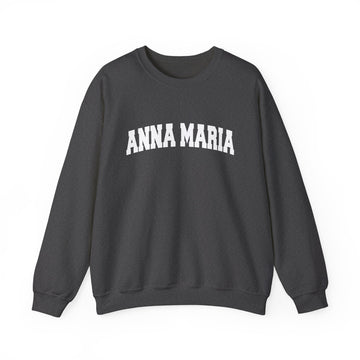 Buy dark-heather Anna Maria Island, Florida Sweatshirt - Unisex Graphic Crewneck