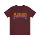 Aspen, Colorado Shirt - Mountain Sunset Unisex Aspen T-Shirt-116