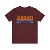 Aspen, Colorado Shirt - Mountain Sunset Unisex Aspen T-Shirt