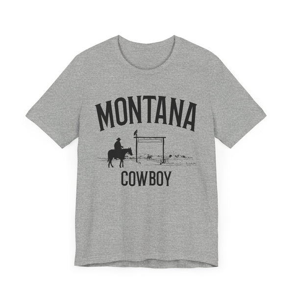 Montana Cowboy T Shirt - Montana Graphic Tee