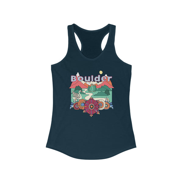 Boulder, Colorado Women's Racerback Tank Top