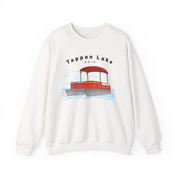 Tappan Lake, Ohio Sweatshirt - Pontoon Boat Sweatshirt