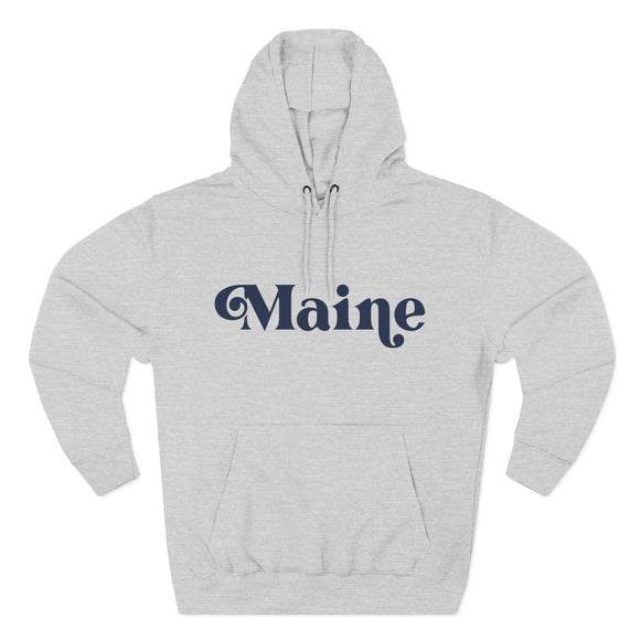 Premium Maine Retro Hoodie