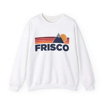 Frisco, Colorado Sweatshirt Retro Mountains, Frisco Unisex Crewneck, Vintage Cozy Jumper, Gift for Outdoor Lovers