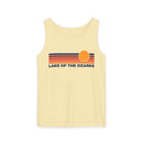 Lake of the Ozarks, Missouri Retro Sunstripe Tank Top | Comfort Colors - 100% Cotton-3