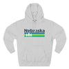 Premium Nebraska Hoodie - Retro Unisex Sweatshirt