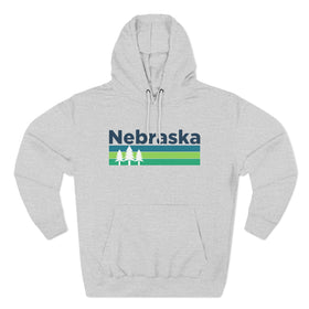 Premium Nebraska Hoodie - Retro Unisex Sweatshirt