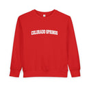 Colorado Springs, Colorado Toddler Sweatshirt - Colorado Springs Toddler Crewneck Sweatshirt-6