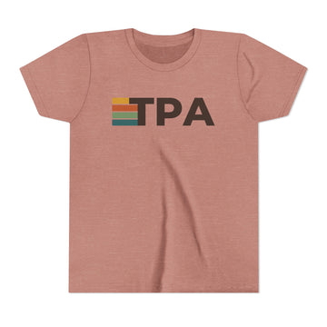 Buy heather-mauve Tampa, Florida Youth Tee - TPA T Shirt