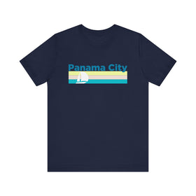 Buy navy Panama City, Florida T Shirt - Sailboat Graphic Tee