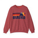 Alaska Sweatshirt Retro Mountains, Alaska Unisex Crewneck, Vintage Cozy Jumper, Gift for Outdoor Lovers-6