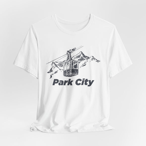 Park City Ski Lift T‑Shirt — Mountain Cable Car Graphic Tee