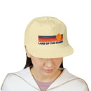 Lake of the Ozarks, Missouri retro sunset Surf Cap | vintage striped sun state hat-12